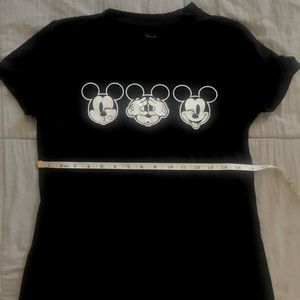 Black Mickey Mouse T shirt